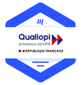 Logo certification Qualiopi de l'entreprise Make the Grade