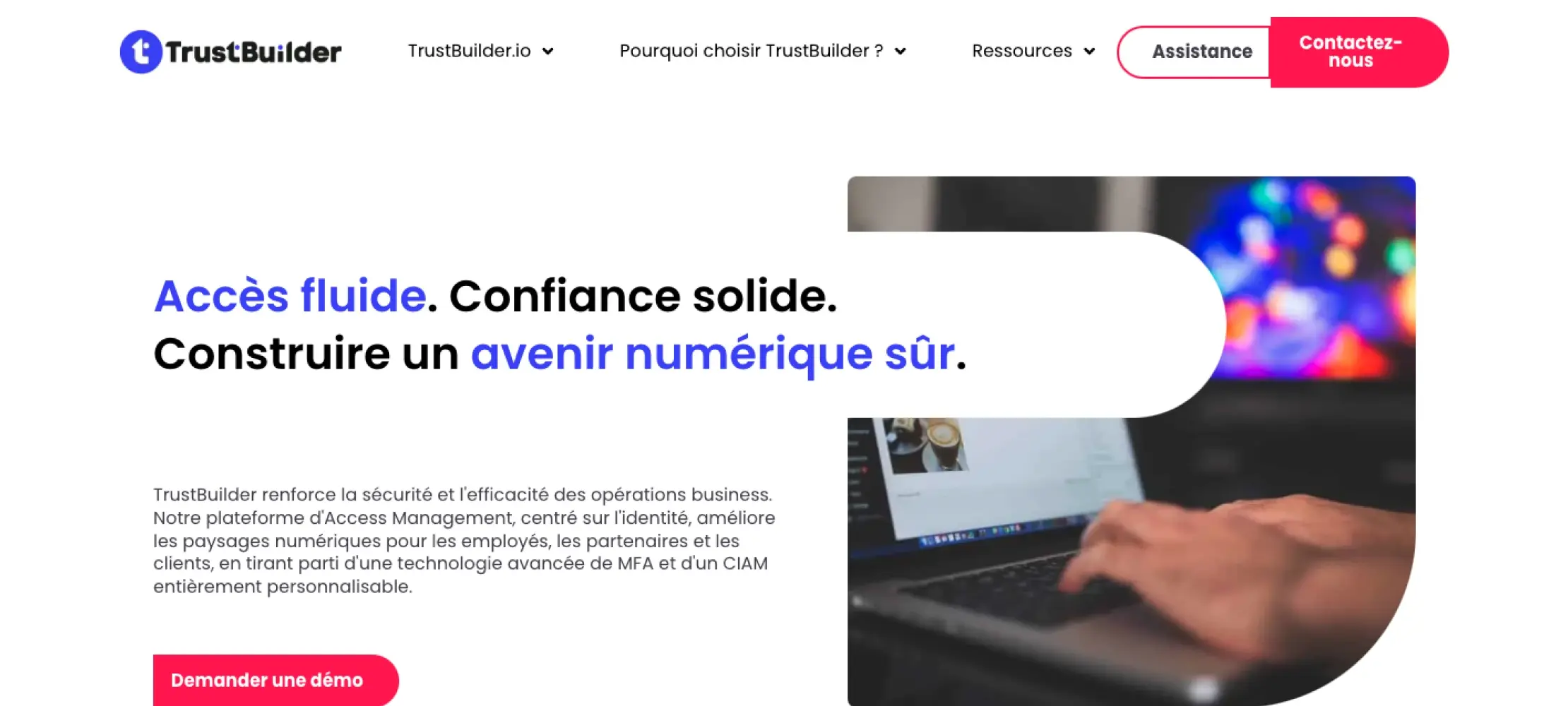 Ancienne version du site de Trustbuilder